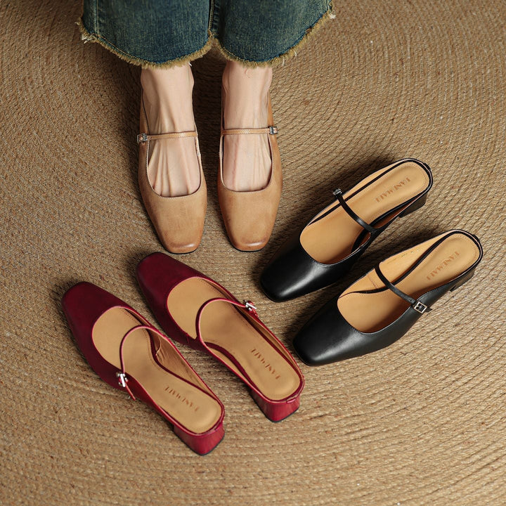 Esmer | Leather Mules