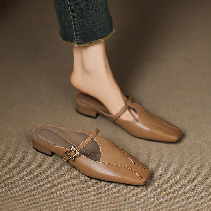 Keva | Leather Mules