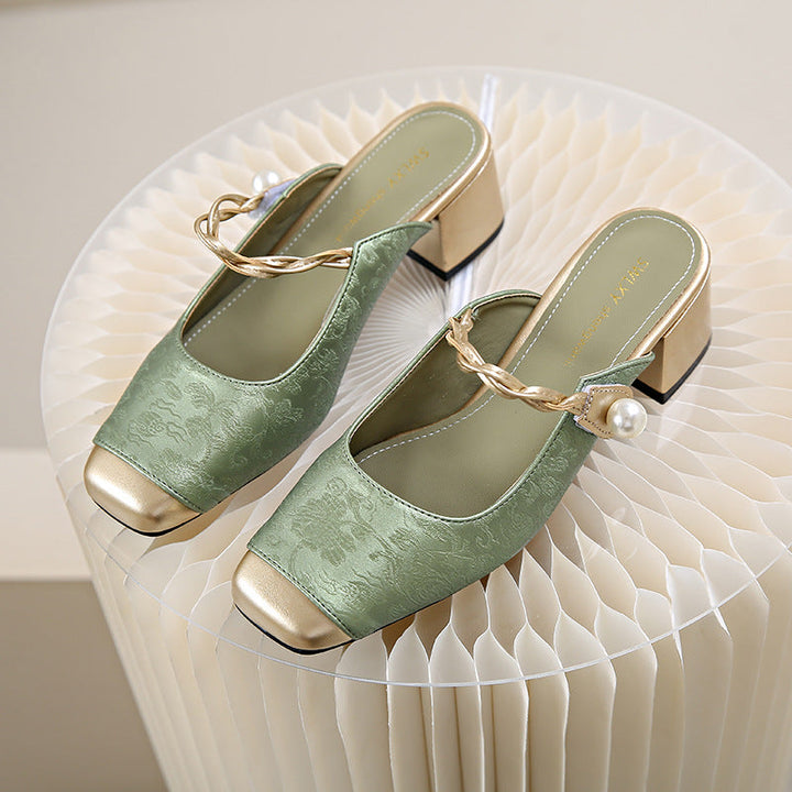 Melina | Leather Mules