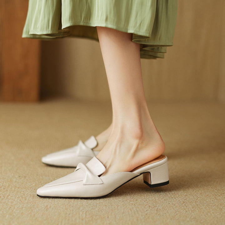 Erlen | Leather Mules