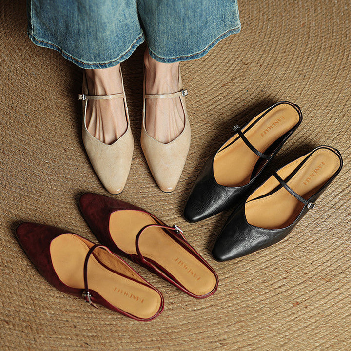 Orella | Leather Mules