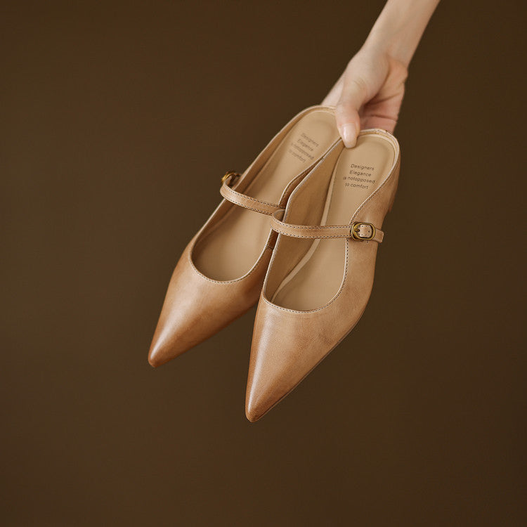 Neok | Leather Mules