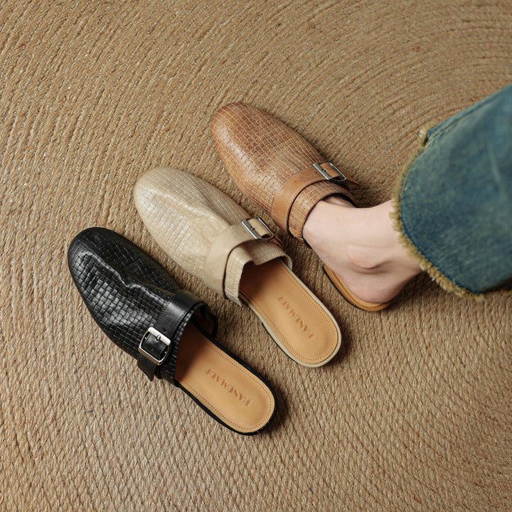 Emrie | Leather Mules