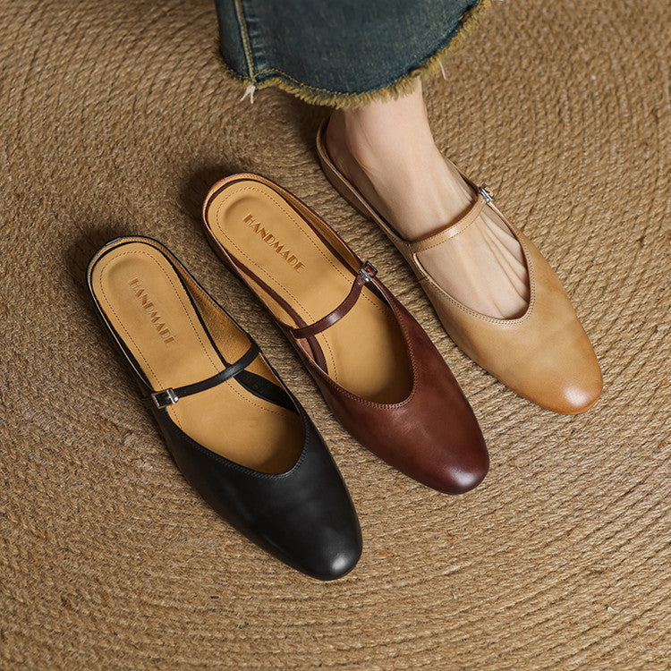 Merisa | Leather Mules