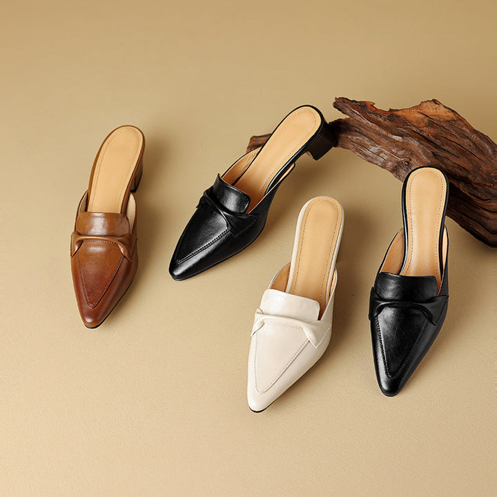 Erlen | Leather Mules