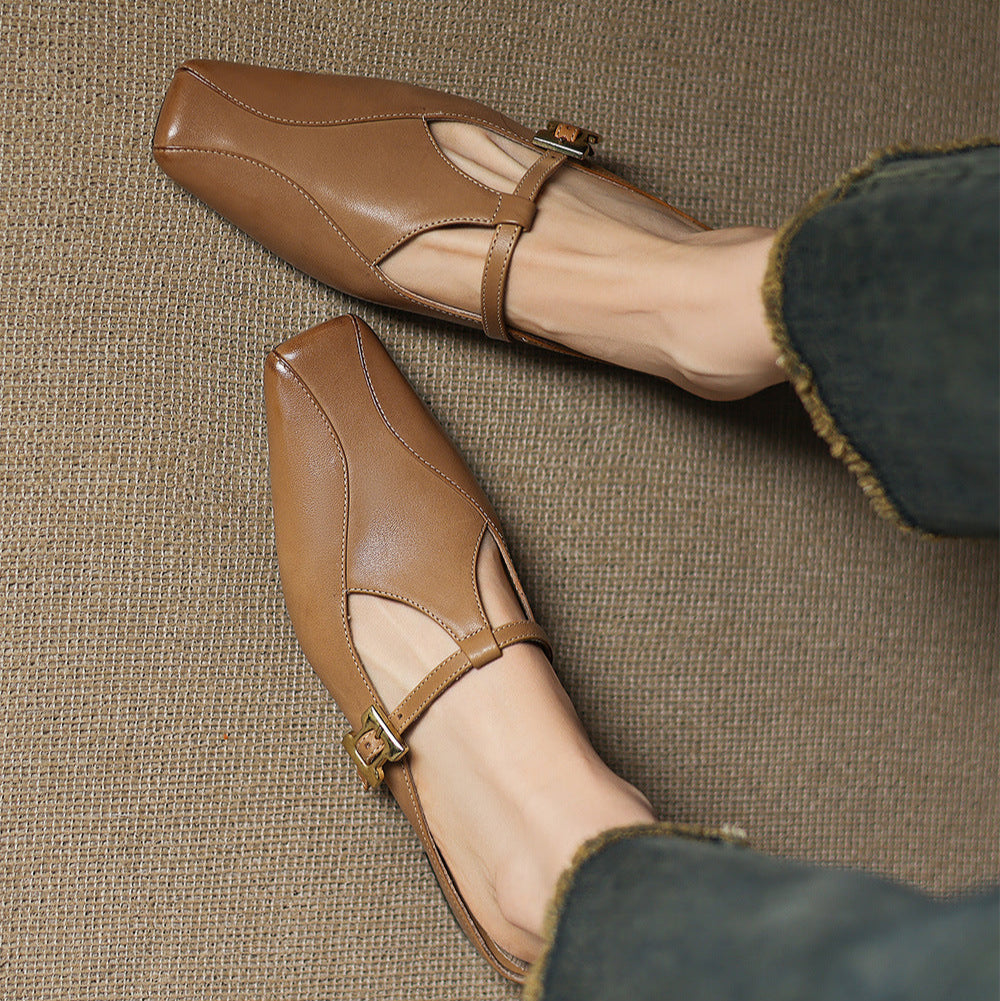 Keva | Leather Mules