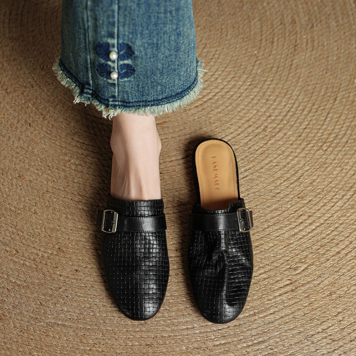 Emrie | Leather Mules
