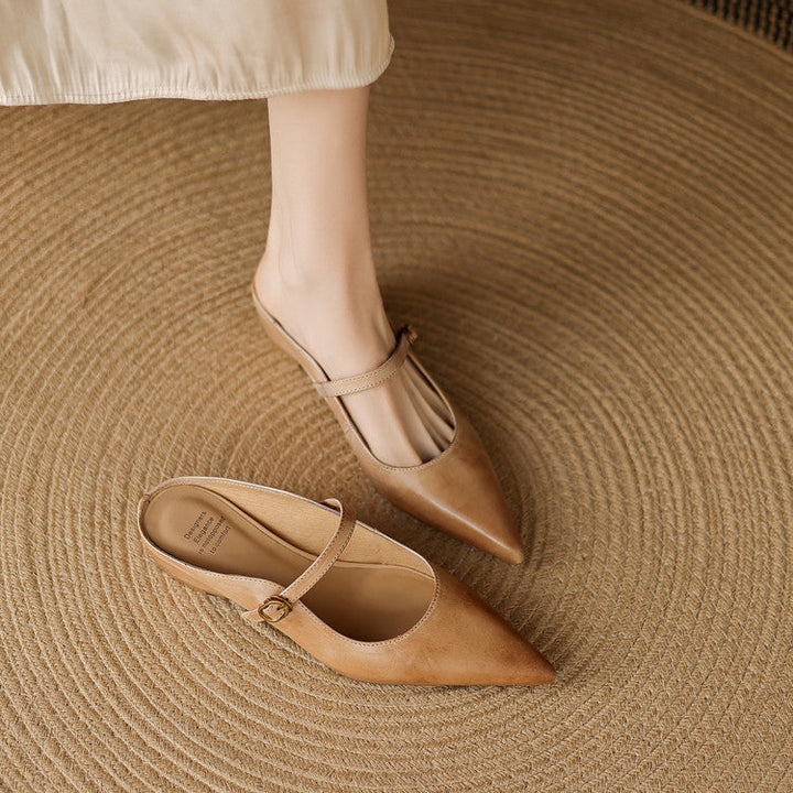 Neok | Leather Mules