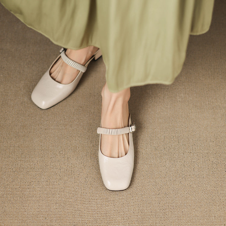 Novie | Leather Mules