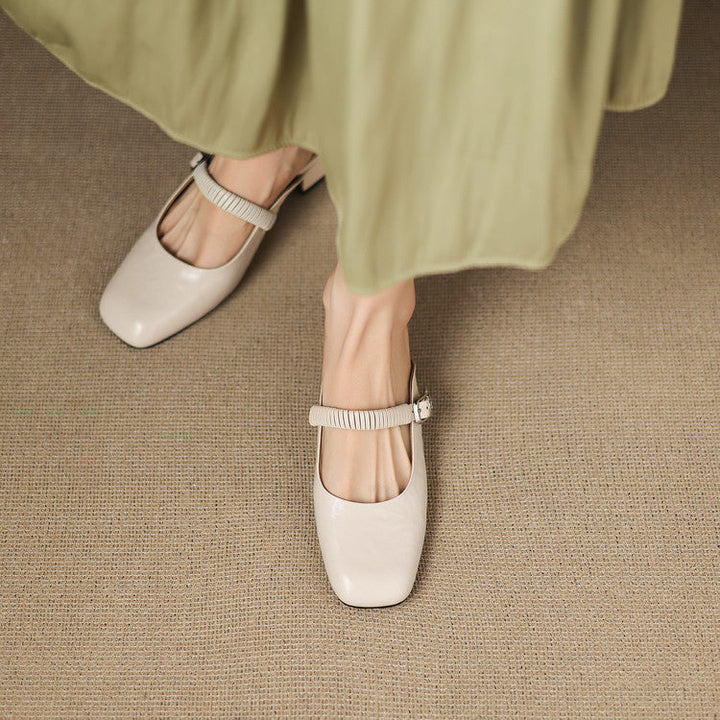 Novie | Leather Mules