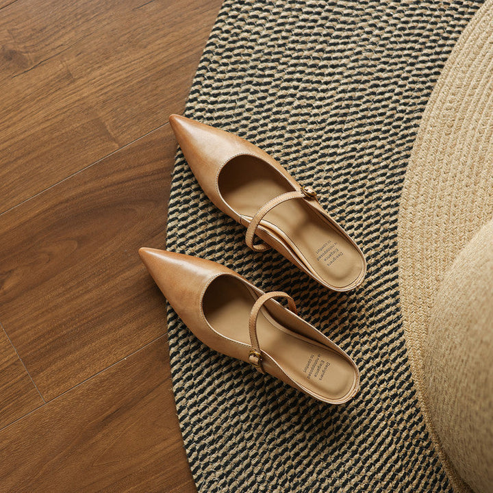 Neok | Leather Mules