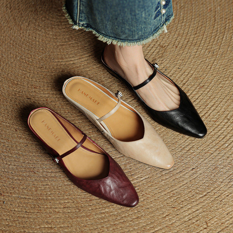 Orella | Leather Mules