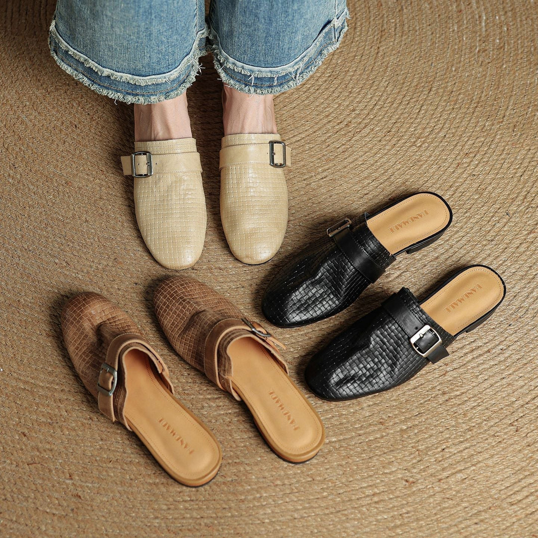 Emrie | Leather Mules