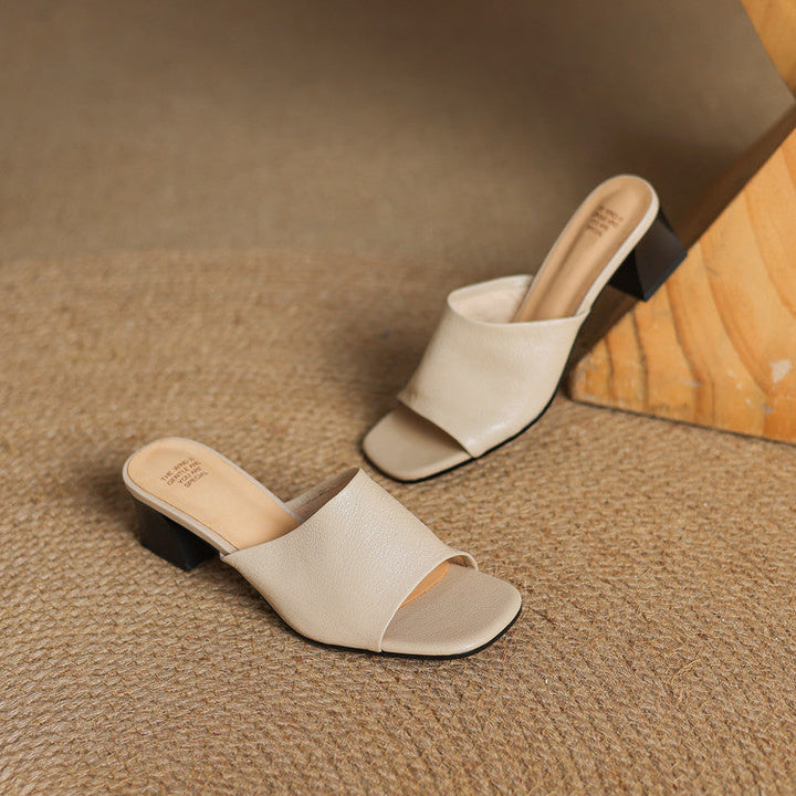 Avena | Leather Mules