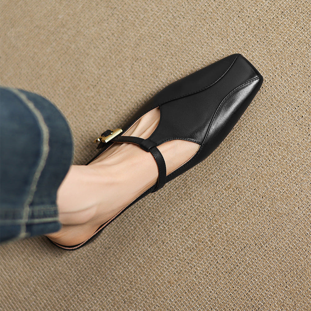 Keva | Leather Mules