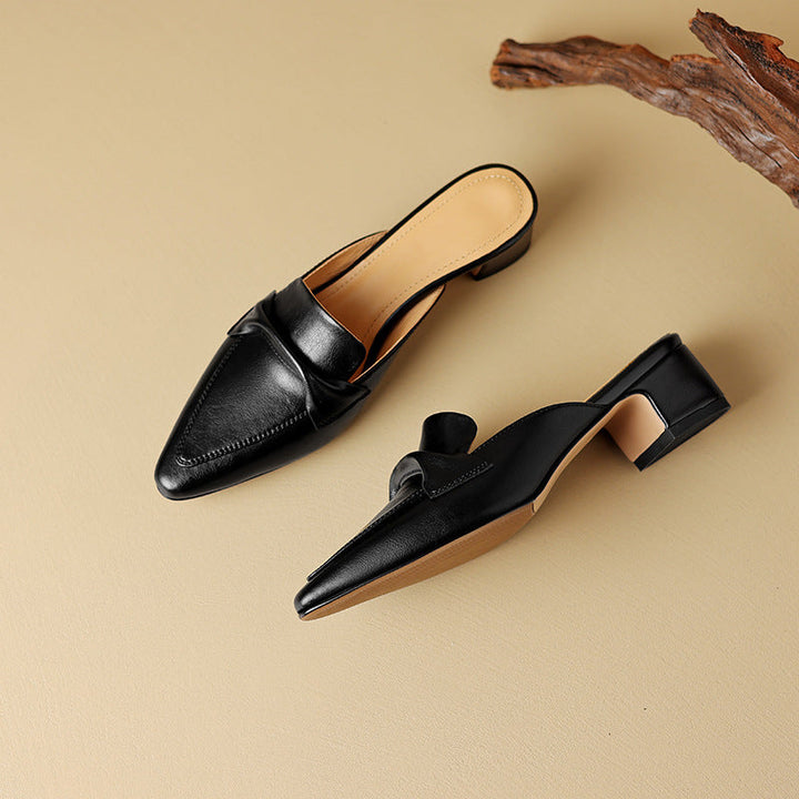 Erlen | Leather Mules