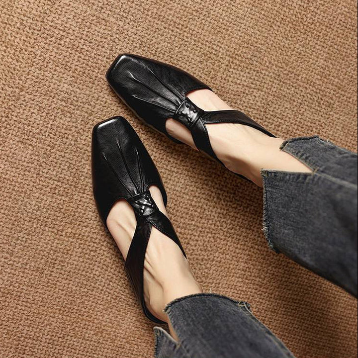 Olene | Leather Mules