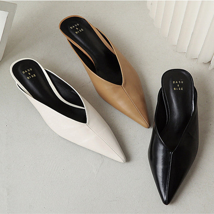 Solace | Leather Mules