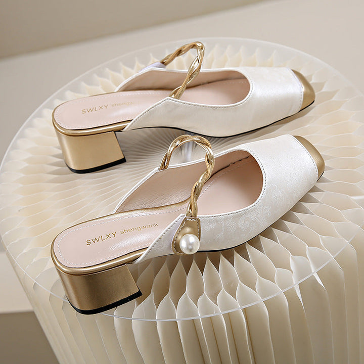 Melina | Leather Mules