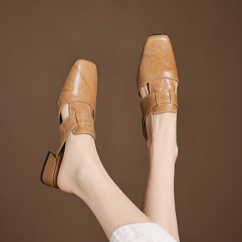 Ivora | Leather Mules