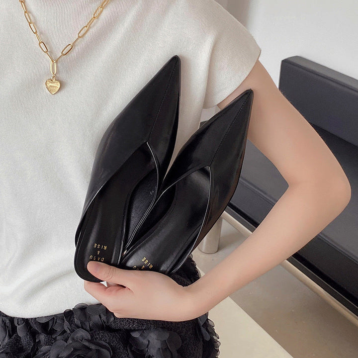 Solace | Leather Mules