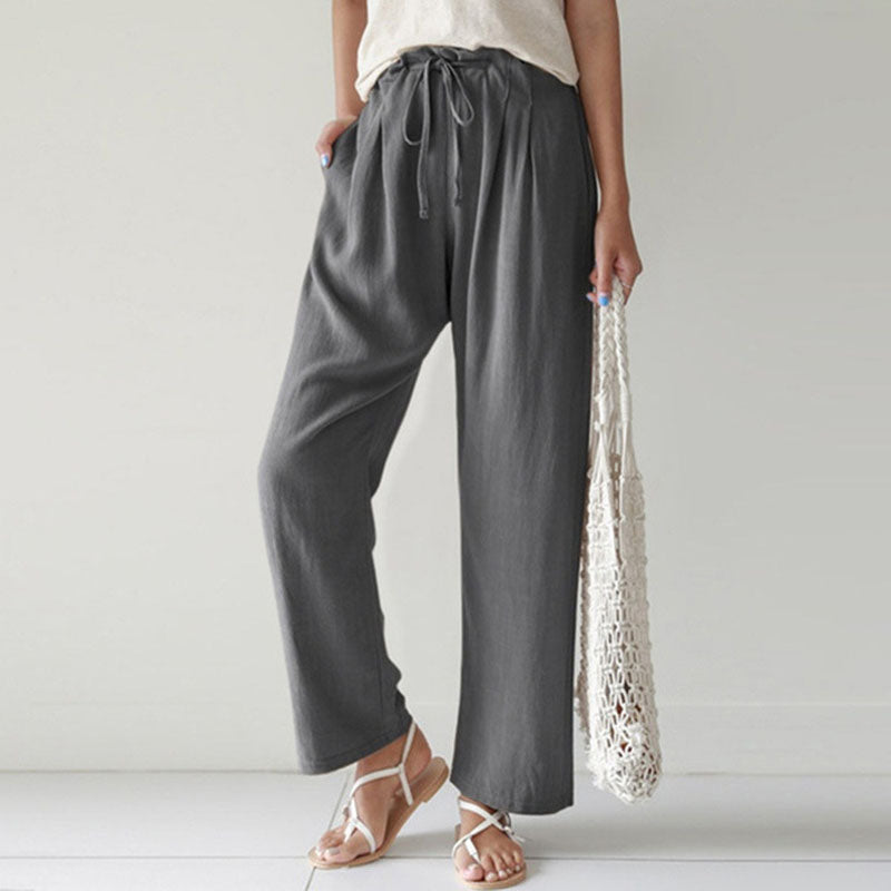 Vara - Relaxed Pants with Drawstring