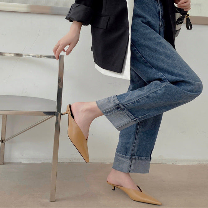 Solace | Leather Mules