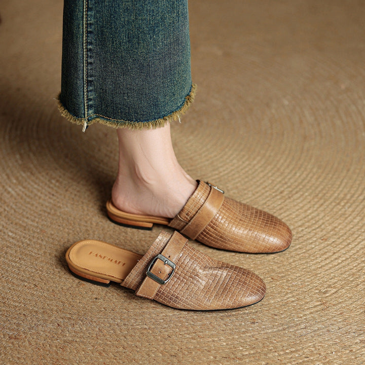 Emrie | Leather Mules