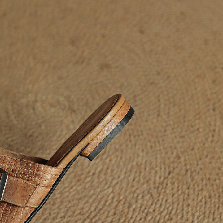 Emrie | Leather Mules