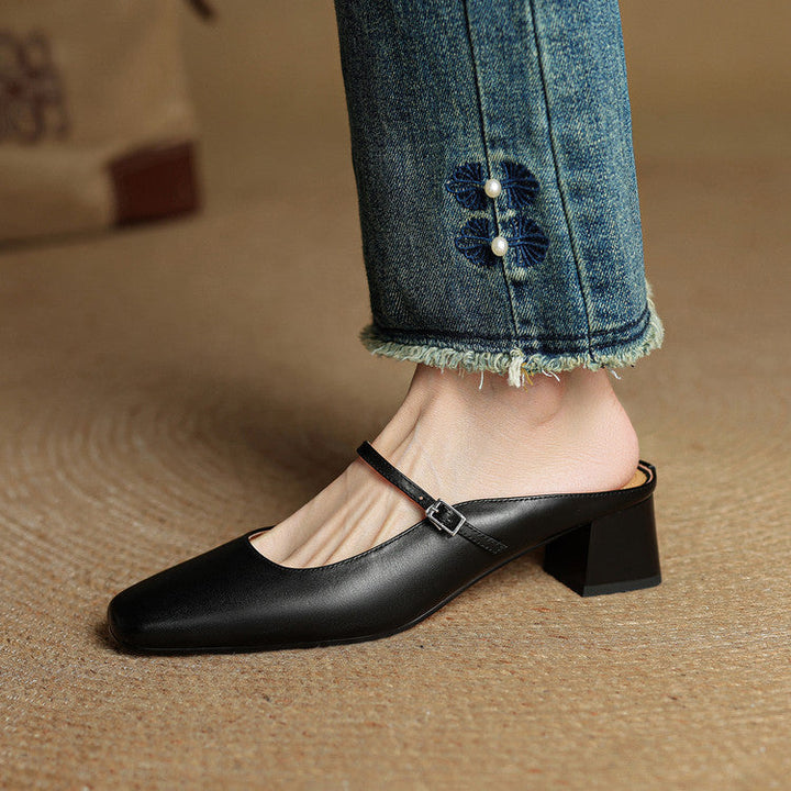 Esmer | Leather Mules