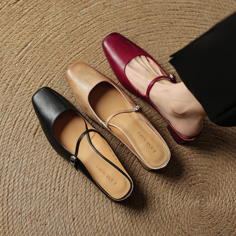 Esmer | Leather Mules