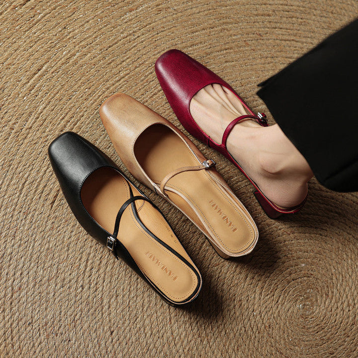 Esmer | Leather Mules