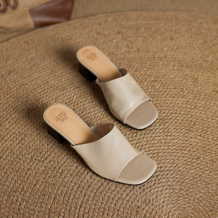 Avena | Leather Mules