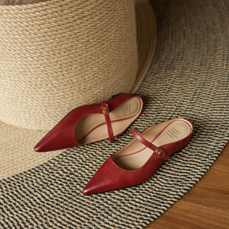 Neok | Leather Mules