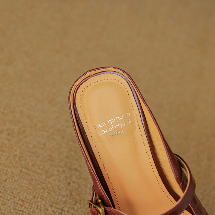 Vian | Leather Mules