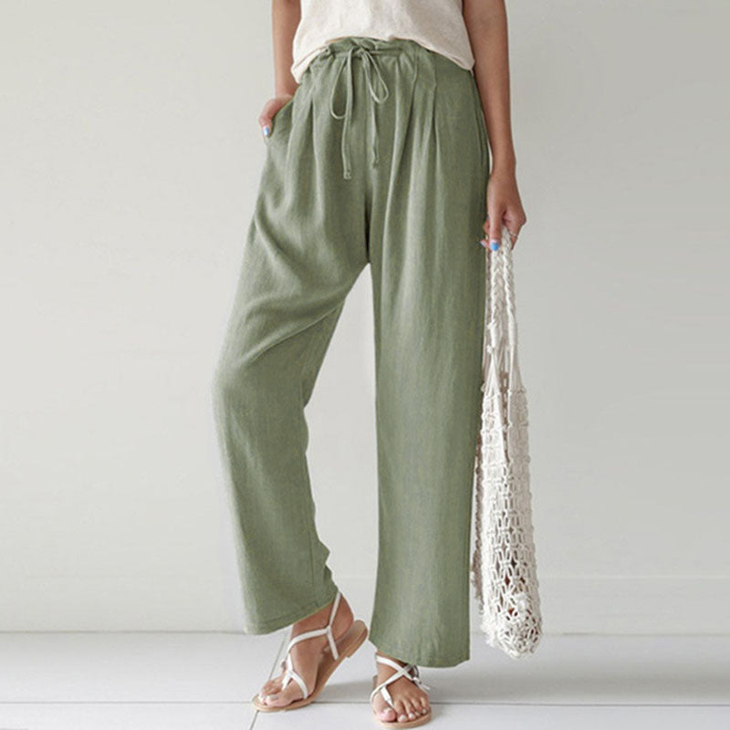Vara - Relaxed Pants with Drawstring