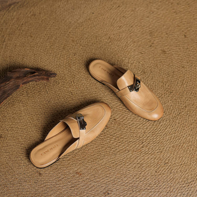 Carla | Leather Mules