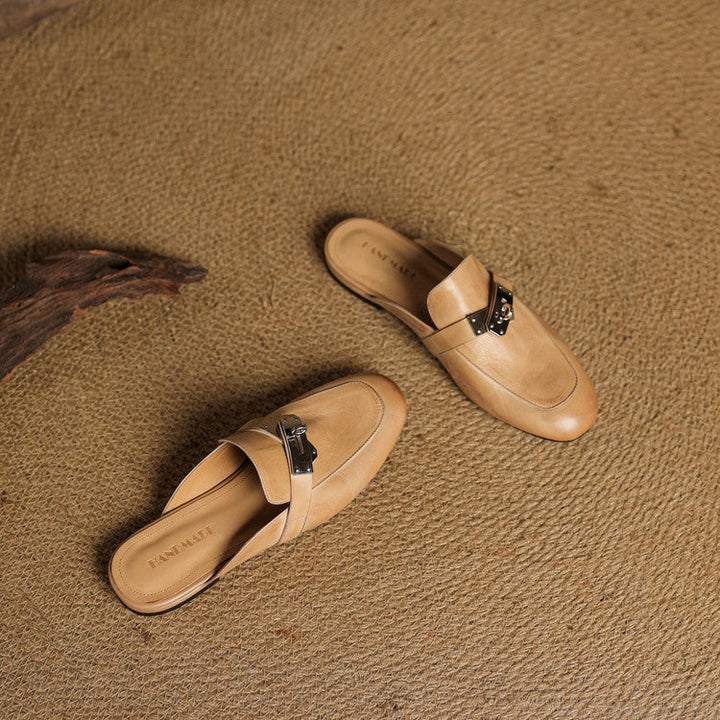 Carla | Leather Mules