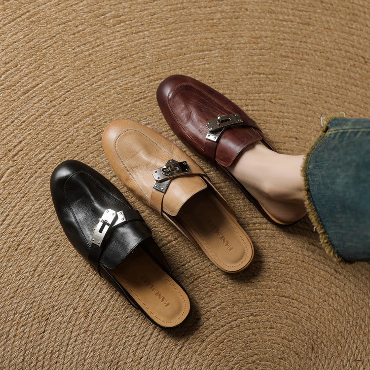 Carla | Leather Mules