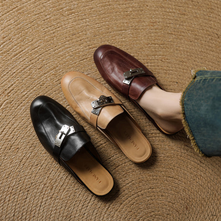 Carla | Leather Mules