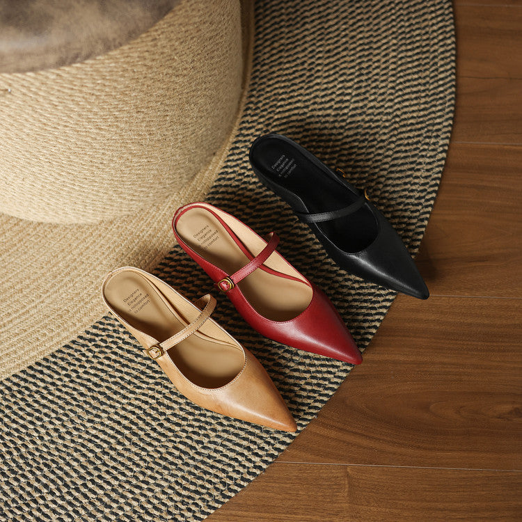 Neok | Leather Mules