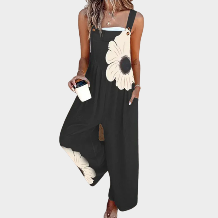 VERLAINE | Comfortable Printed Overalls