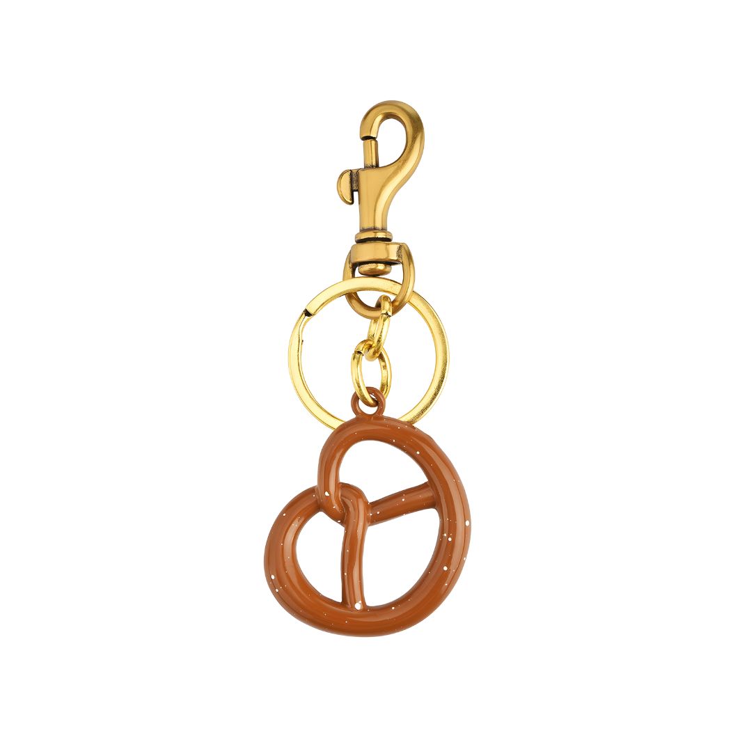 Keychain - Golden Pretzel
