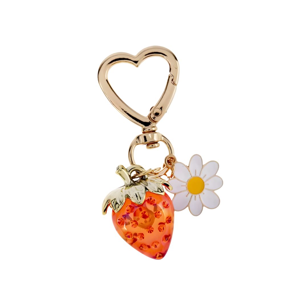 Charm - strawberry daisy