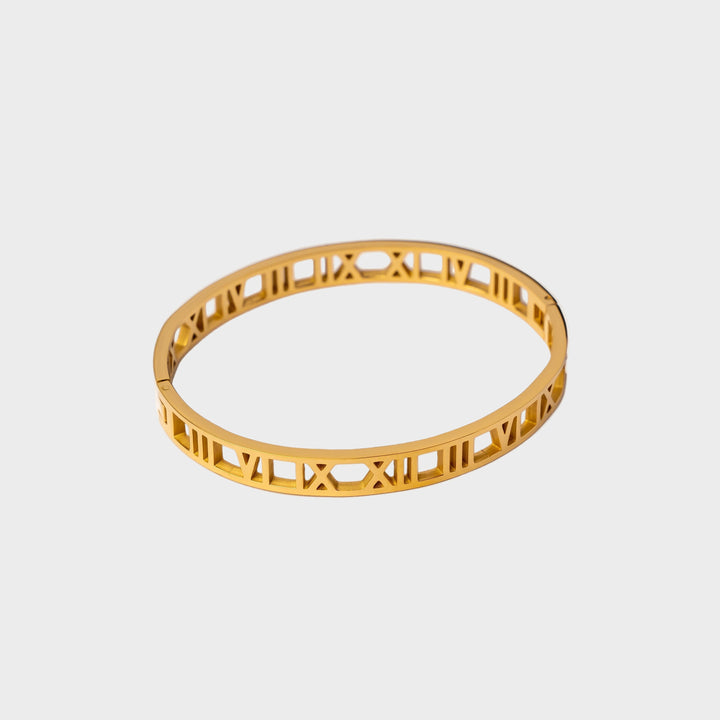 Gold Bracelet with Numbers