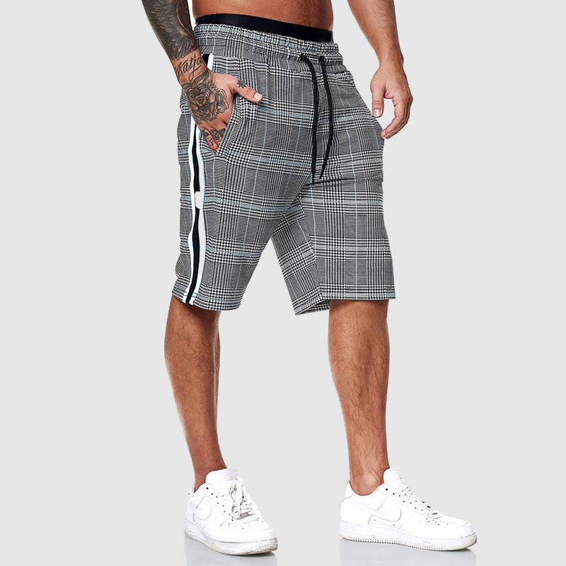 Alpha Checkered Shorts