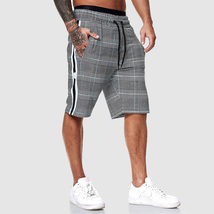Alpha Checkered Shorts