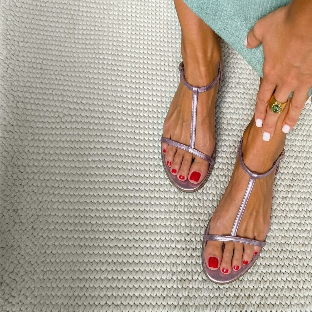 Rosalba | Golden Sandals for Spring – Solar Elegance