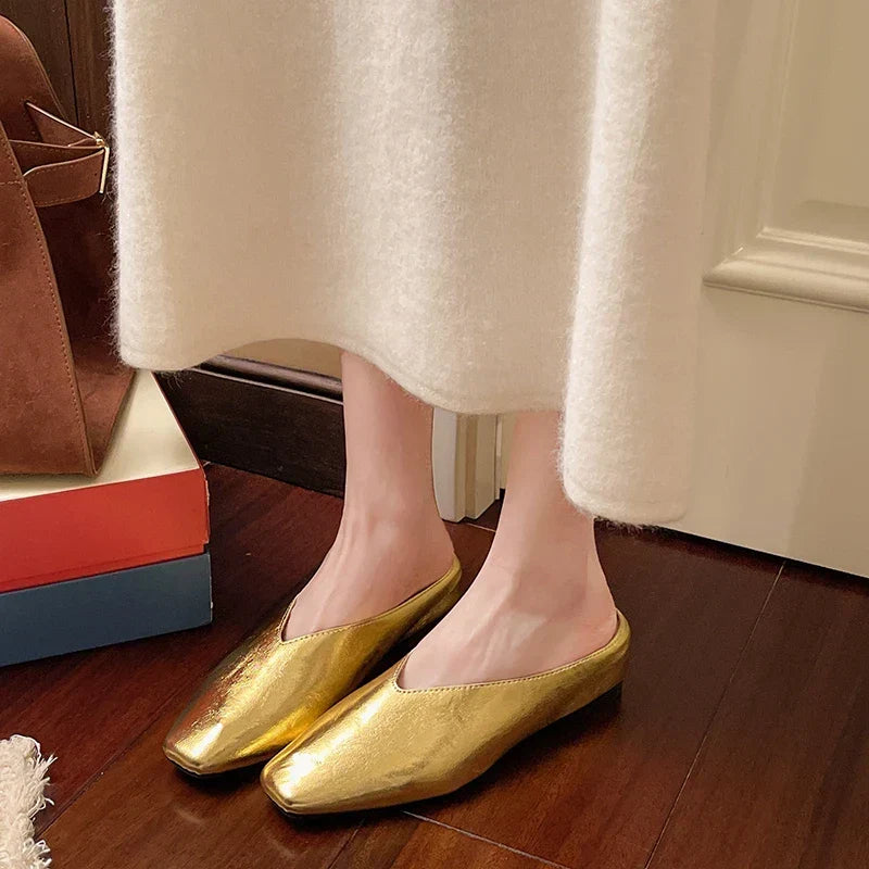 Lyra | Leather Mules