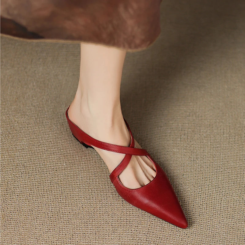 Aluna | Leather Mules